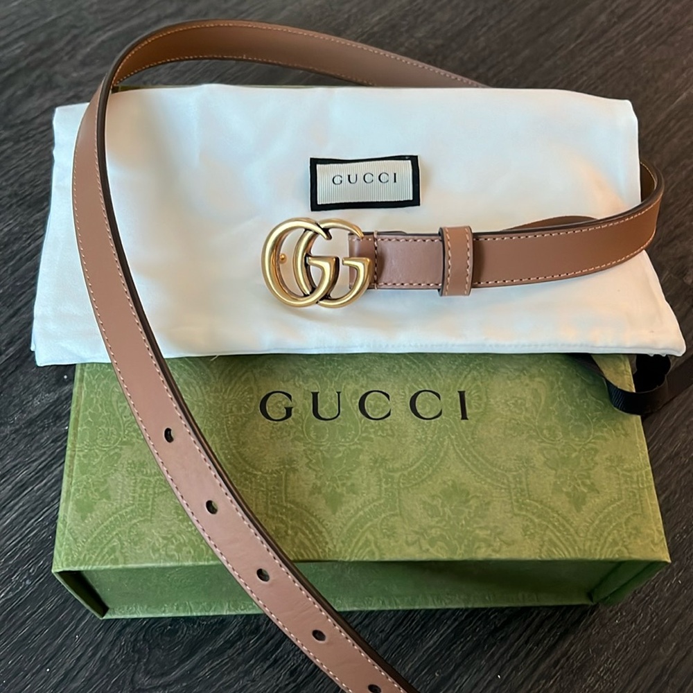 GG Marmont Thin Belt